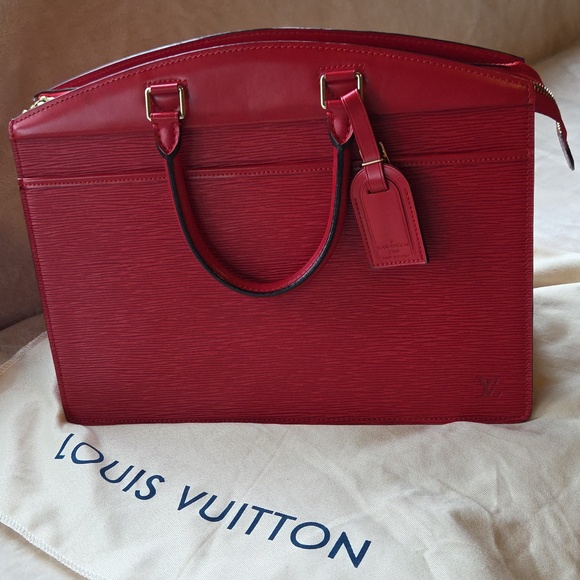 Louis Vuitton Epi Riviera Red Bag - Picture 2 of 12